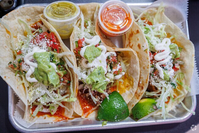 Try the barbacoa tacos at Cocina Luchadoras, in Washington Hill.