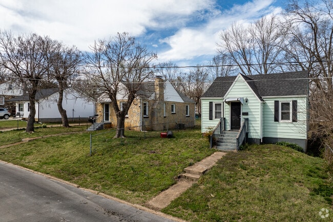 Smaller bungalows line a street in one of West Plains' more established neighborhoods.