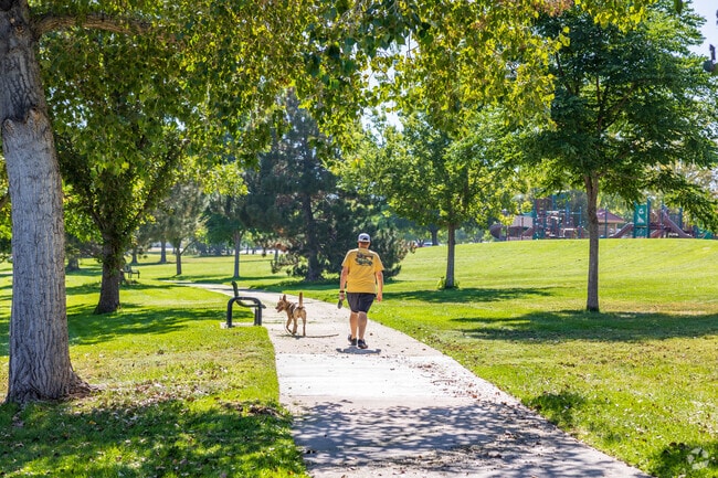 Take your dog for a walk at The Ranch Park.