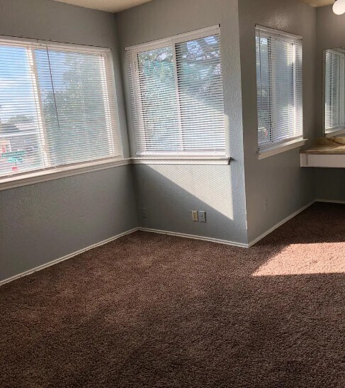 Upstairs guest bedroom with sink