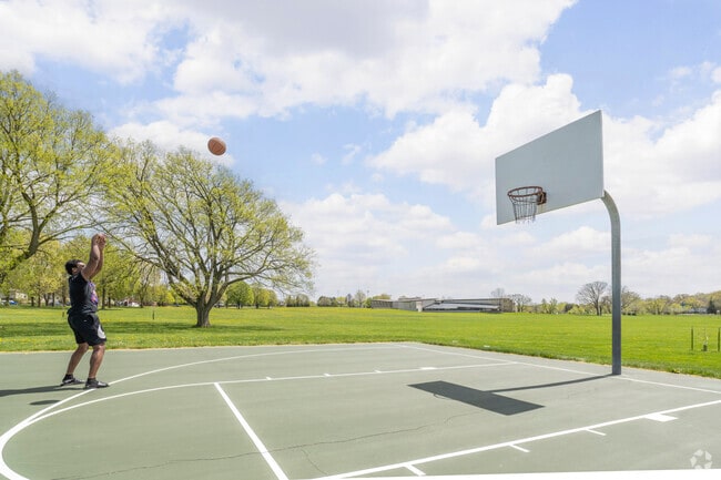 Warner Park is full of free recreational activities, like basketball courts.