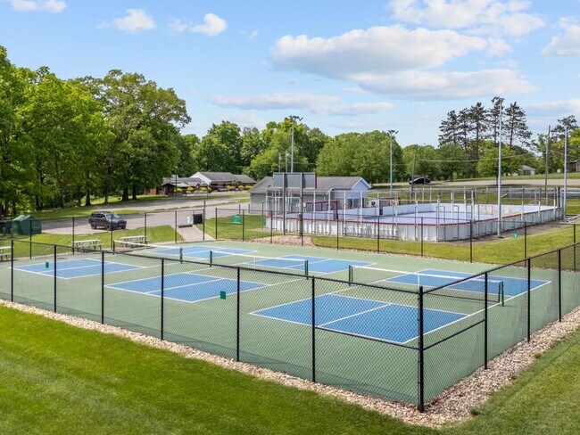 Play a game of pickleball at the courts at Butler Township Park!
