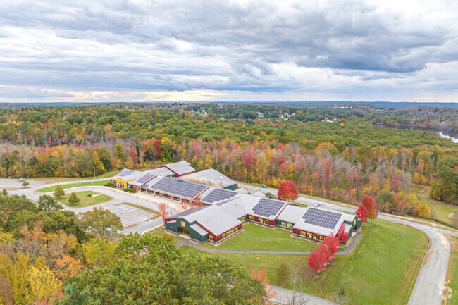 Glenwood Elementary in North Rutland is on a large plot of land.