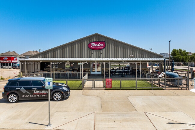 Tender Smokehouse in Paloma Creek offers mouthwatering BBQ dishes for any meat lover.