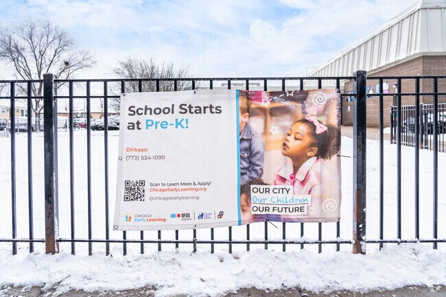 Dirksen Elementary School enrolls students starting at Pre-K.