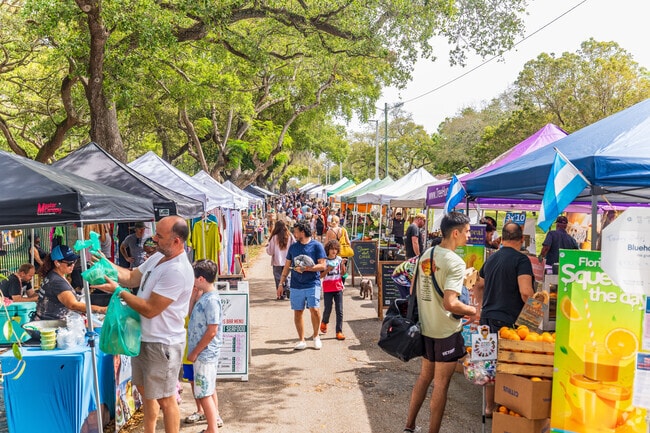 Enjoy local markets at Legion Park Farmer's Market near Little River, FL.