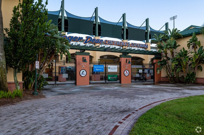 Roger Dean Chevrolet Stadium is the only stadium in the country to host four minor league teams.