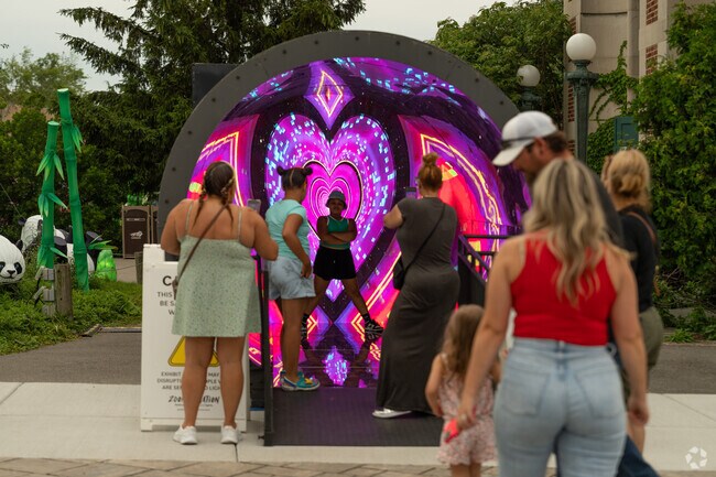The Zoo near Cold Springs hosts a festival of lanterns and lights during the summer.