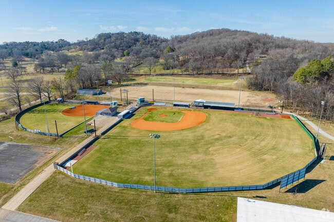 Columbia Central High School has two baseball diamonds for practicing in Columbia.