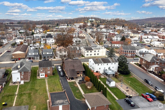 Some homes in Boyertown have deep lots.
