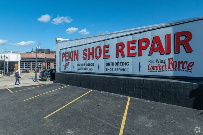 Small, family-owned businesses line the streets throughout downtown Pekin.