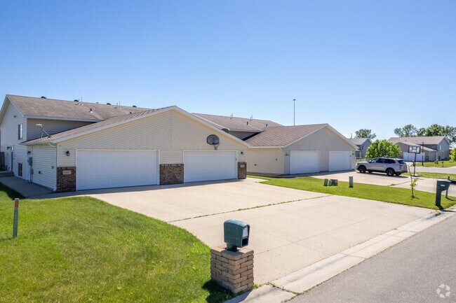 Twin homes in Elmwood Court offer contemporary design and comfortable living spaces.