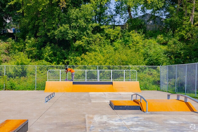 Kids can enjoy some physical activity at Clio Skate Park.
