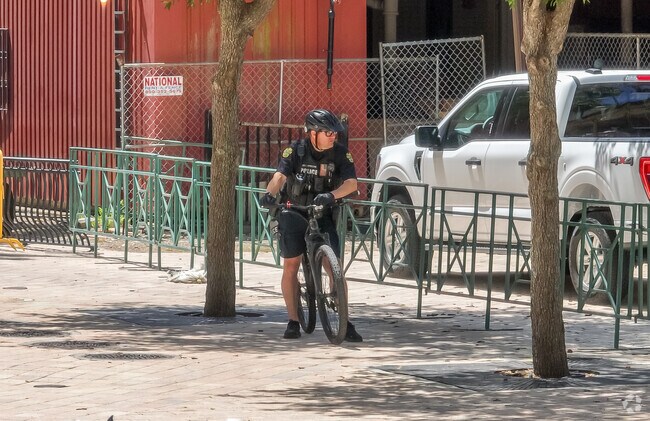 The Police presence throughout Parramore gives the locals peace of mind.