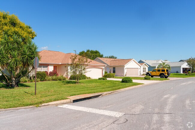 Freshly cut grass and clean exteriors reflect pride of ownership in the Village of Palo Alto.