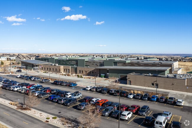 Three Creeks K-8 School in the Candelas neighborhood, Colorado.