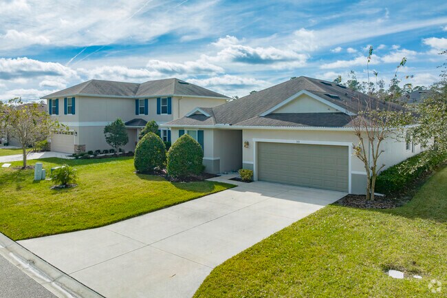 Deer Creek has a variety of single family home styles and sizes.