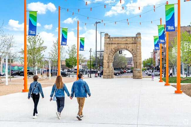 It's a quick drive from Ashland to Downtown Omaha and some big city fun.