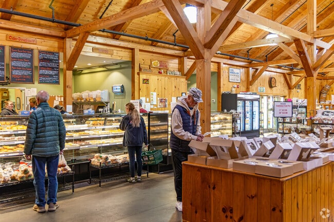 Mann Orchards sells farm‑fresh produce, pies, and seasonal treats.