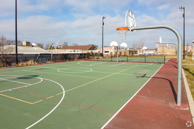 La Villita Park is the perfect place to play a game of pickup basketball in Little Village.