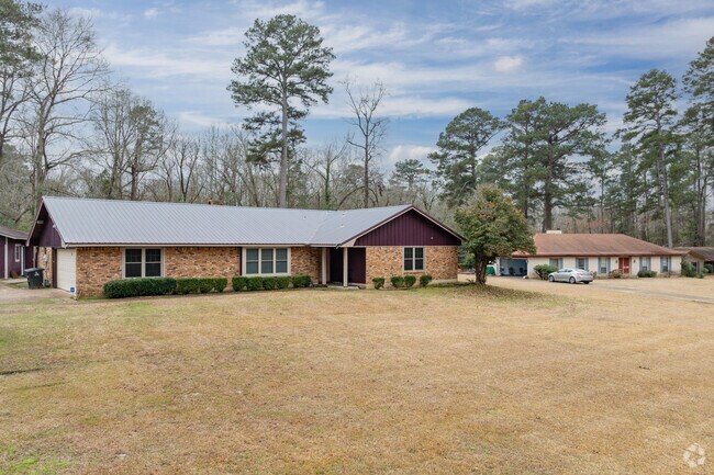 Ranch style homes take advantage of all the large lots in suburban Ruston.