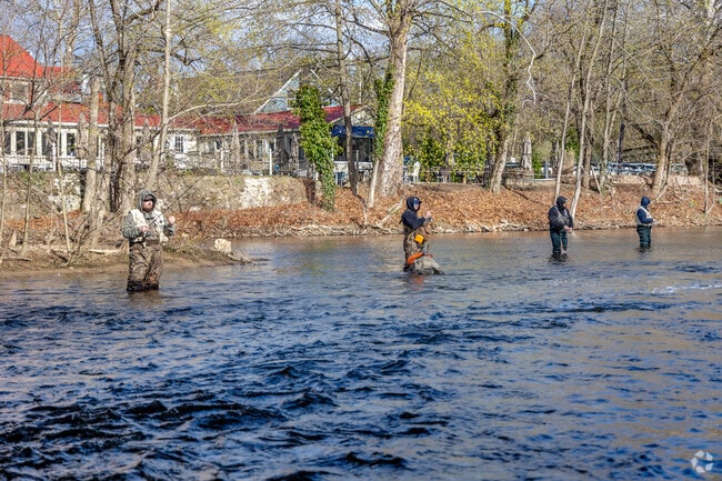 South Branch River near Tewksbury is a favorite local spot for year-round fishing and outdoor fun.