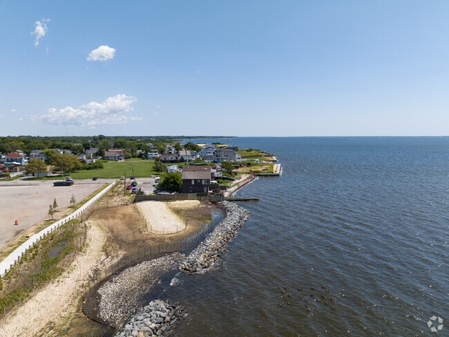 The Patchogue Bay provides stunning views