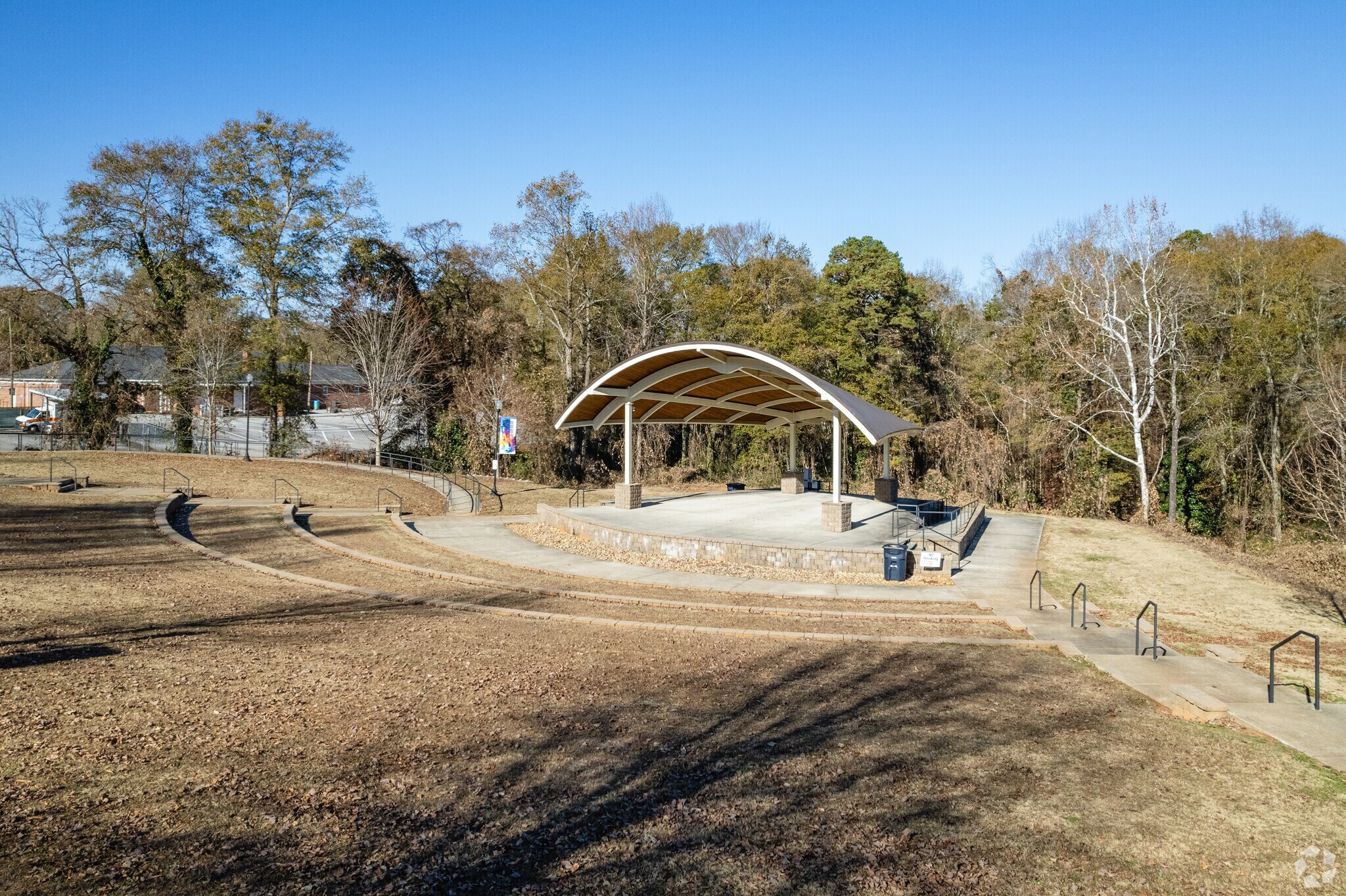 A small Ampitheater can be found a short walk away from Pickens downtown.