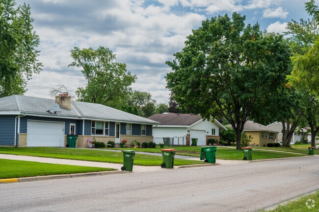 Colorful homes in Spring Lake add suburban charm to its residential streets.