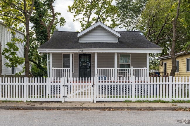 A ranch-style home stands in Fairmount Heights.