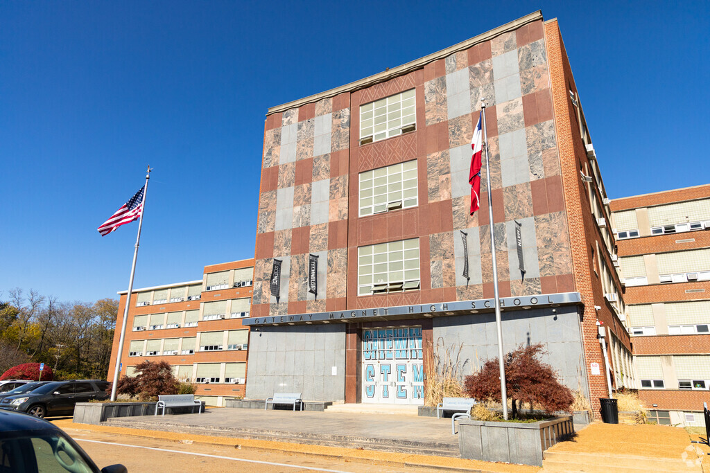 Gateway High School provides education in the neighborhood of 
The Hill.