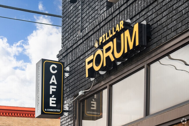 Pillar Forum Cafe is one of the more popular coffee shops in the Holland neighborhood.