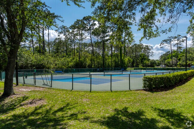 Residents can have fun on the sports courts at Breakway Trails Playground near Hunters Ridge.