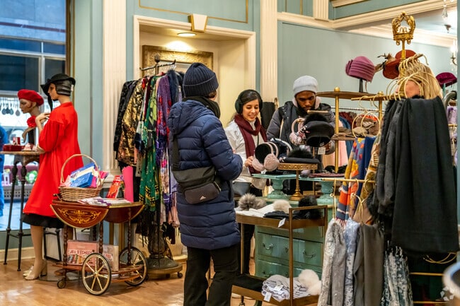 Shop for all your vintage clothing needs at the Peacock Room in New Center.