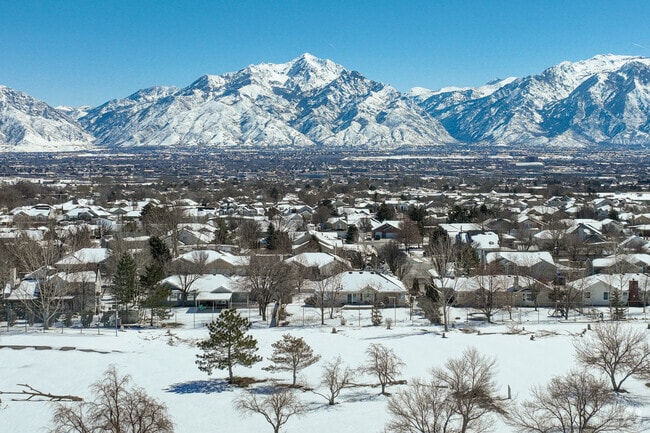 The Wasatch Front Mountains rise over West Jordan and offer stunning views from every street.