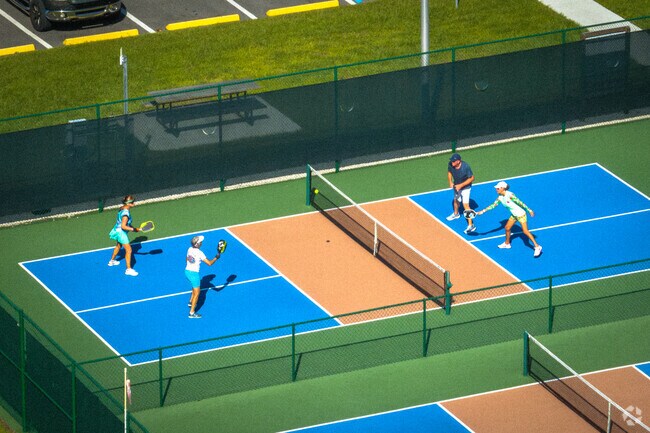 The Spring Lake Pickleball Club was founded in 2023 after multiple courts were added to the area