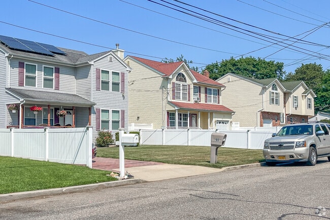 Wyandanch has a variety of house styles and sizes.