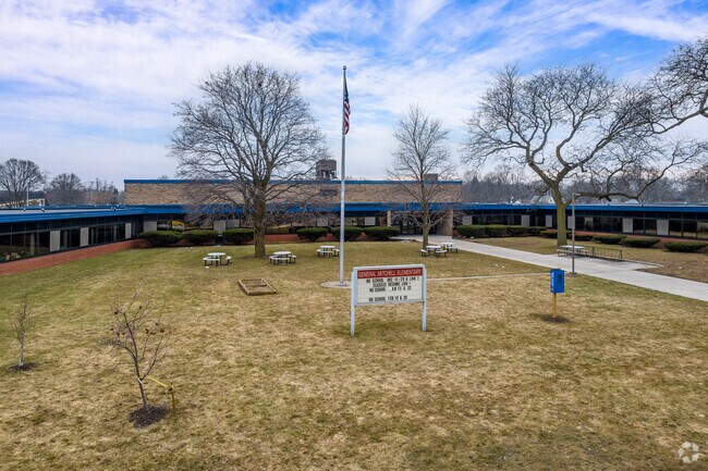 The courtyard at Mitchell Elementary School in West Allis.
