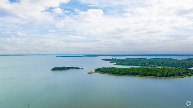 Lake Ray Roberts has plenty of lush green islands for Pilot Point residents to enjoy.