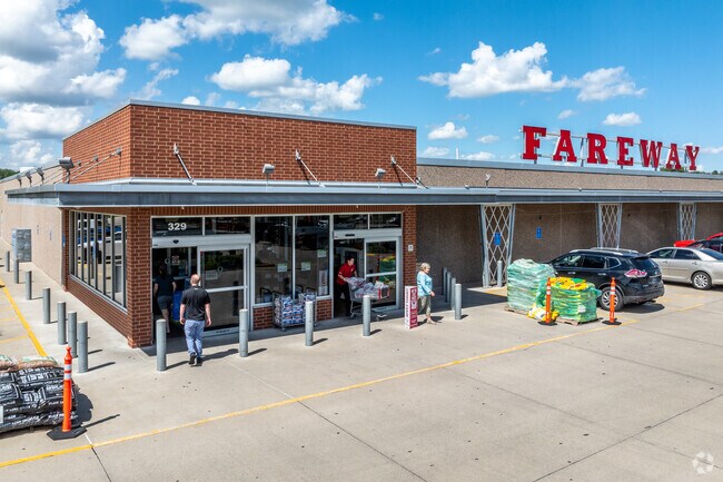 A local Fareway Meat & Grocery is just west of Westwood along Grand Avenue.