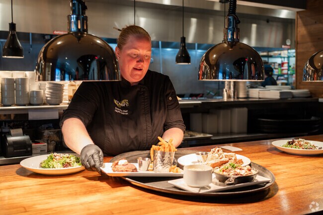 Glenview is super close to a wide variety of fine dining options like Mesh.