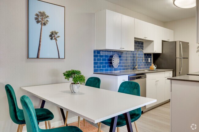 Dining Room 1BR, 1BA - 600SF