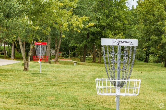 The Station 9 disc golf course features 18 targets in Fort Oglethorpe.
