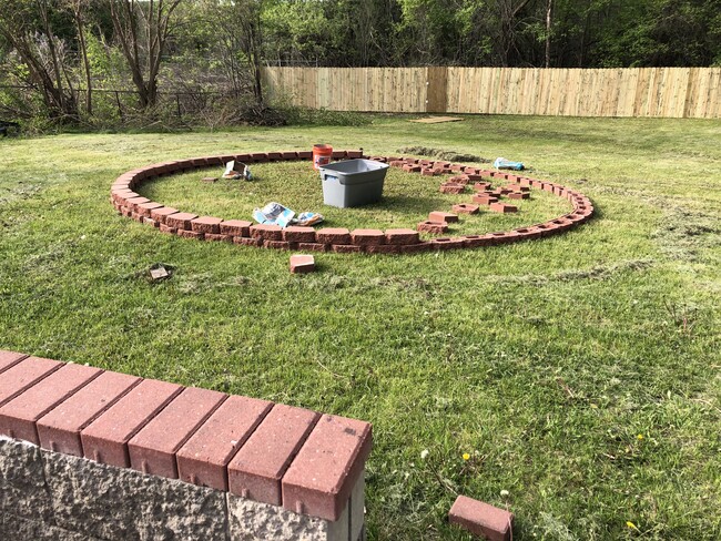 Renovation of Backyard. Very large backyard with a newly built shed.