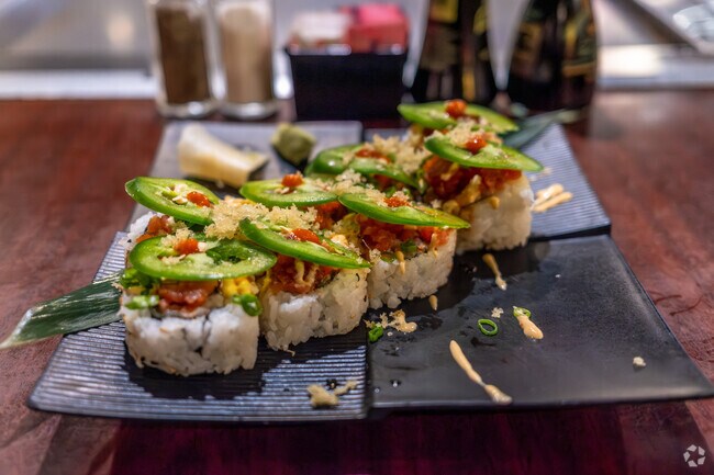 Sumo II Steak House of Japan near Northhaven also offers mouth water sushi.