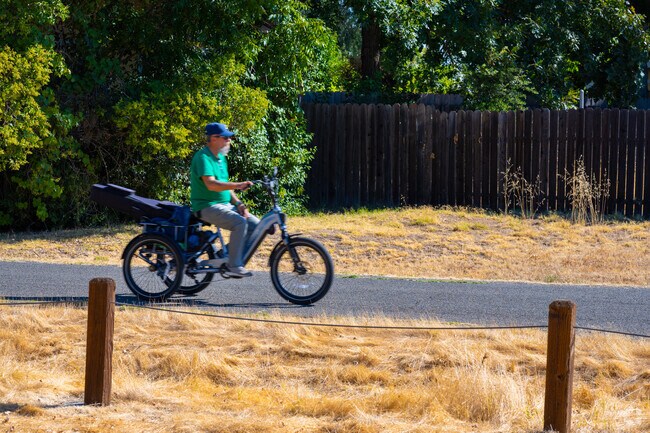 Sacramento Northern Bikeway links Elverta to miles of scenic, low-stress cycling.