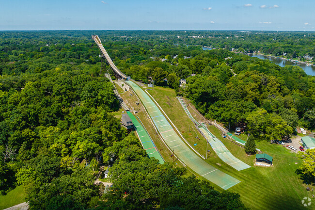 Since 1905, skiers have been venturing to Fox River Grove to visit the Norge Ski Club.
