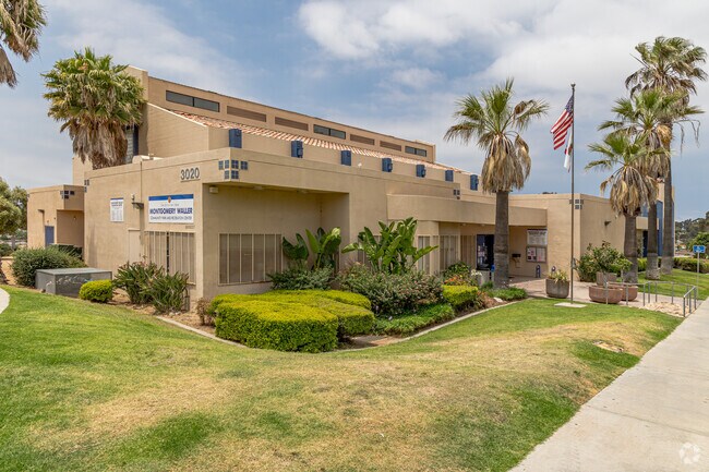 Montgomery-Waller Community Park's community center features indoor basketball and gym.