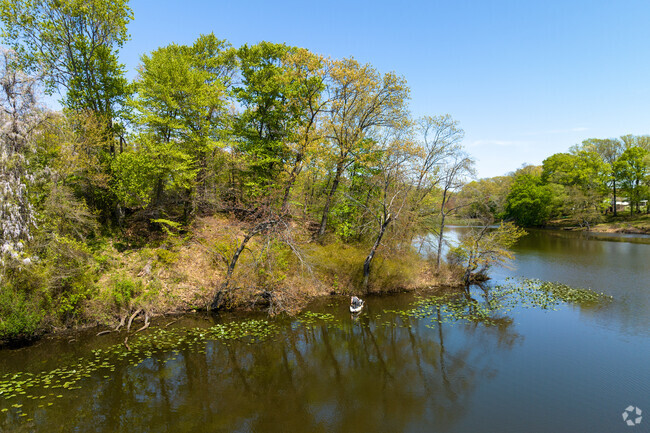 Fishing by kayak in Gropp Lake is very popular in Yardville