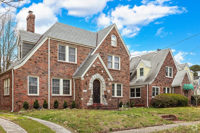 Tudor homes in Norfolk's Cromwell neighborhood have plenty of old world style.